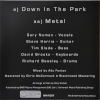 Tubeway Army Down In The Park 7" Rear Sleeve